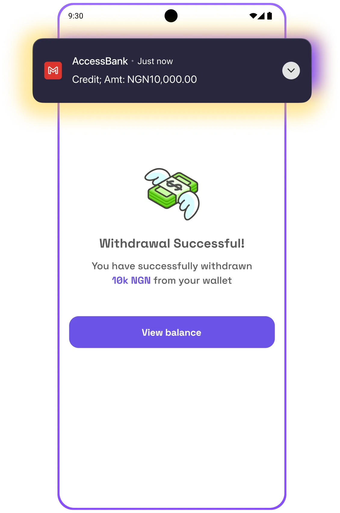 Fast & instant cash out